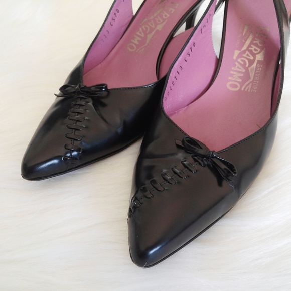 Salvatore Ferragamo Shoes - Salvatore Ferragamo Italy Leather Heels